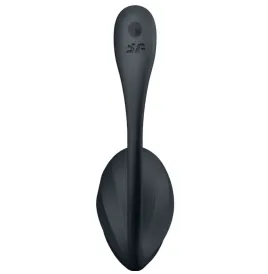 SATISFYER - RIBBED PETAL G POINT STIMULATOR REMOTE CONTROL BLACK FREE APP