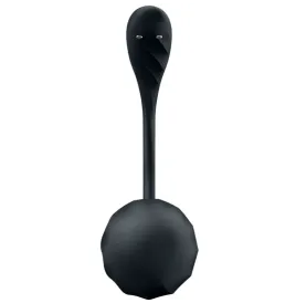 SATISFYER - RIBBED PETAL STIMOLATORE PUNTO G TELECOMANDO NERO APP GRATUITA