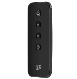 SATISFYER - RIBBED PETAL TÉLÉCOMMANDE DE STIMULATEUR DE POINT G NOIR APPLICATION GRATUITE