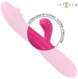 INTENSE - VIBRATORE FLESSIBILE IVY 10 VIBRAZIONI CON STIMOLAZIONE DELLA LINGUA ROSA