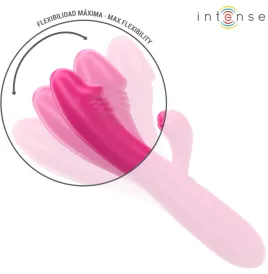 INTENSE - IVY FLEXIBLER VIBRATOR 10 VIBRATIONEN MIT STIMULIERENDER ZUNGE ROSA