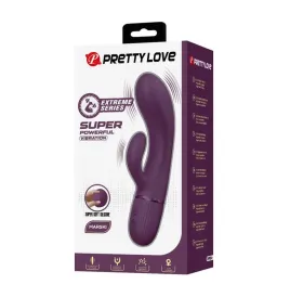 PRETTY LOVE - MARGIE VIBRADOR RABBIT RECARGABLE 10 FUNCIONES MORADO