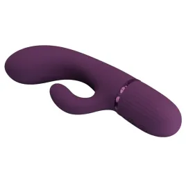 PRETTY LOVE - MARGIE RECHARGEABLE RABBIT VIBRATOR 10 FUNCTIONS PURPLE