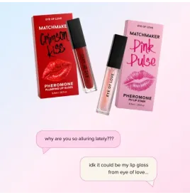 EYE OF LOVE - MATCHMAKER CRIMSON KISS RED LIP GLOSS VOLUMIZING EFFECT WITH PHEROMONES 8.5 ML