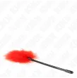 KINK - PLUMAS PARA COSQUILLAS ROJO USADO PARA EL KIT BONDAGE 27 CM