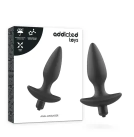 ADDICTED TOYS - MASAJEADOR PLUG ANAL CON VIBRACIÓN NEGRO
