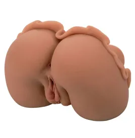 CALEXOTICS - THE HOMECOMING QUEEN DOUBLE REALISTIC MASTURBATOR CARAMEL