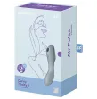 SATISFYER - CURVY TRINITY 3 AIR PULSE VIBRATOR GREY SATISFYER - CURVY TRINITY 3 AIR PULSE VIBRATOR GREY