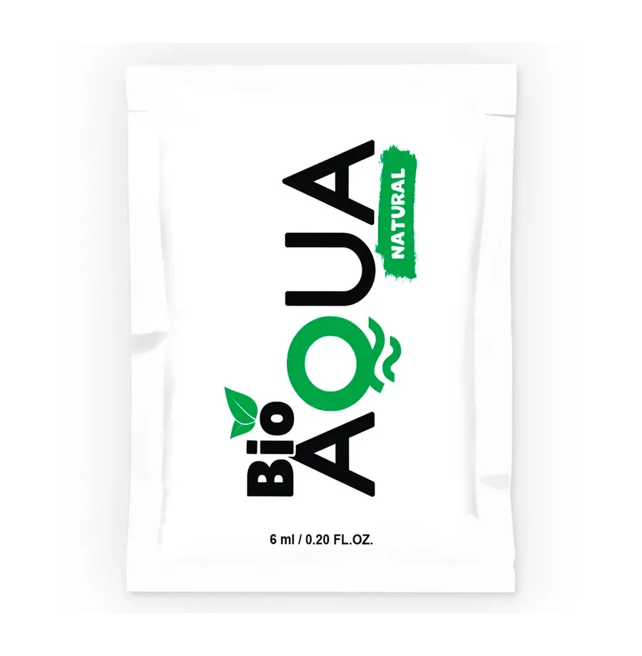 BIOAQUA - LUBRIFICANTE A BASE ACQUA INGREDIENTI NATURALI 6 ML BIOAQUA - LUBRIFICANTE A BASE ACQUA INGREDIENTI NATURALI 6 ML