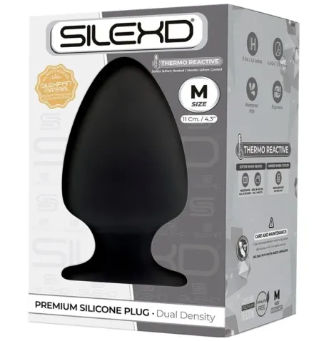SILEXD - MODEL 1 ANAL PLUG PREMIUM SILEXPAN SILICONE PREMIUM THERMOREACTIVE SIZE M
