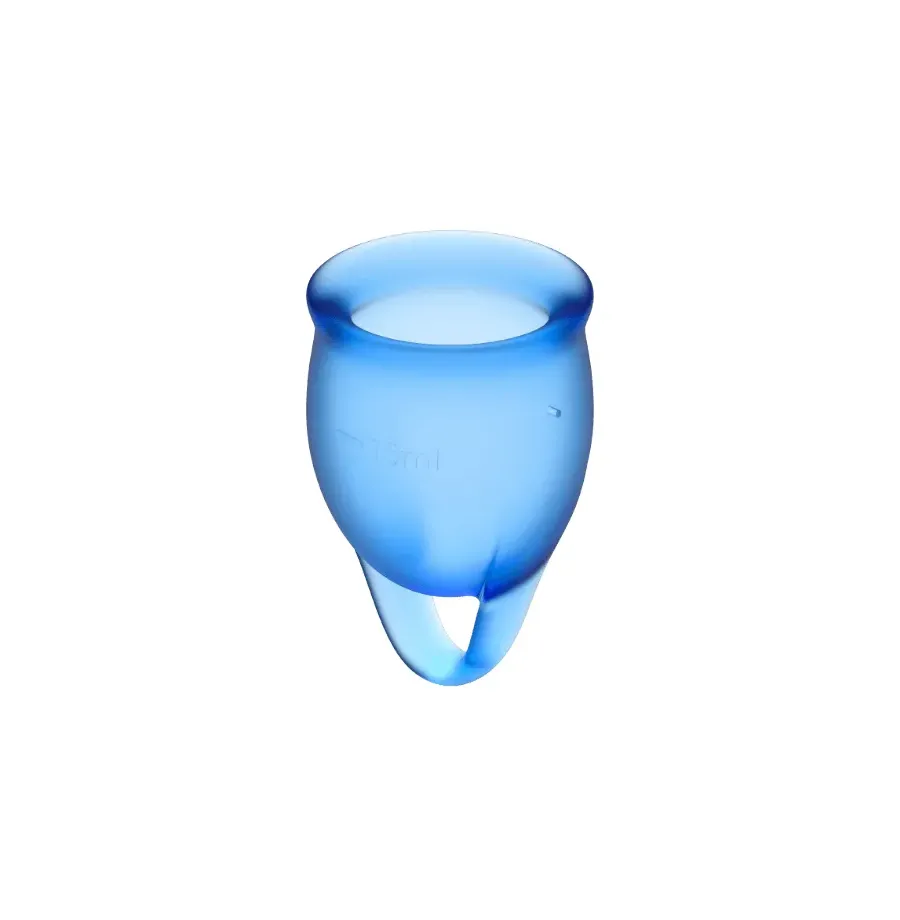 SATISFYER - COUPE MENSTRUELLE FEEL CONFIDENT BLEU FONCÉ 15 20 ML SATISFYER - COUPE MENSTRUELLE FEEL CONFIDENT BLEU FONCÉ 15 20 ML
