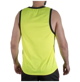MACHO - CMV001 GELBES GYM-T-SHIRT S-M
