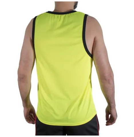 MACHO - CMV001 YELLOW GYM T-SHIRT S-M