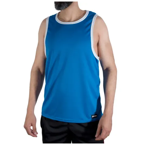 MACHO - CMV002 BLUE GYM T-SHIRT S-M