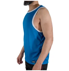 MACHO - CMV002 CAMISETA GYM AZUL S-M