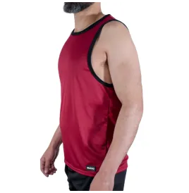 MACHO - CMV003 CAMISETA GYM GRANATE S-M