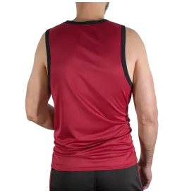 MACHO - CMV003 T-SHIRT DA PALESTRA MARRONE S-M
