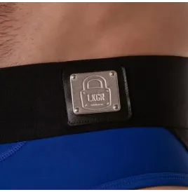 LOCKER GEAR - WIDE WAISTBAND JOCK BRIEF BLUE S