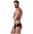 LOCKER GEAR - WIDE WAISTBAND JOCK BRIEF BLUE S LOCKER GEAR - WIDE WAISTBAND JOCK BRIEF BLUE S