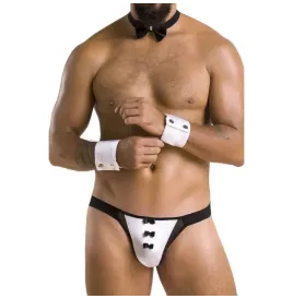 PASSION - 036 SLIP ALFROJO NEGRO S-M