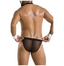 PASSION - 036 SLIP ALFROJO NOIR S-M