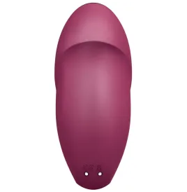 SATISFYER - TAP and CLIMAX 1 VIBRATORE LAY-ON ROSSO