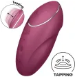 SATISFYER - TAP and CLIMAX 1 LAY-ON VIBRATOR RED