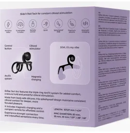 SNAIL VIBE - JOVI ARC COUPLE RING REMOTE CONTROL BLACK