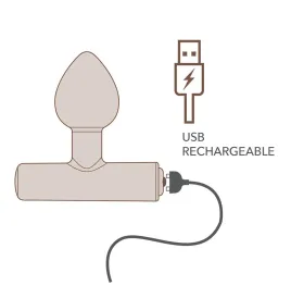 ROCKS-OFF - WIEDERAUFLADBARER MINI-ZAUBERSTAB MIT 16 FUNKTIONEN, PFINGSTROSENROSA