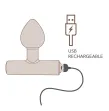 ROCKS-OFF - MINI BAGUETTE RECHARGEABLE 16 FONCTIONS ROSE PIVOINE ROCKS-OFF - MINI BAGUETTE RECHARGEABLE 16 FONCTIONS ROSE PIVOINE