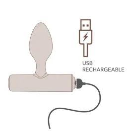 ROCKS-OFF - NOVA SOLARIS RECHARGEABLE SLIM and POWERFUL ANAL PLUG 16 FUNCTION BLACK