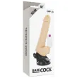BASECOCK - VIBRADOR REALÍSTICO CONTROL REMOTO NATURAL CON TESTÍCULOS 19.5 CM -O- 4 CM BASECOCK - VIBRADOR REALÍSTICO CONTROL REMOTO NATURAL CON TESTÍCULOS 19.5 CM -O- 4 CM