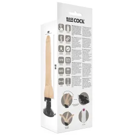 BASECOCK - ARTIKULIERBARER VIBRATOR NATÜRLICH FERNBEDIENUNG 18.5 CM -O- 4 CM