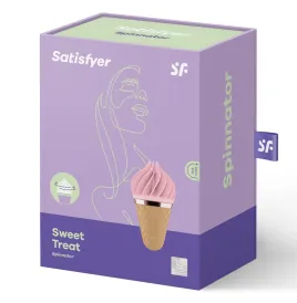 SATISFYER - SWEET TREAT SPINNATOR MARRONE E ROSA