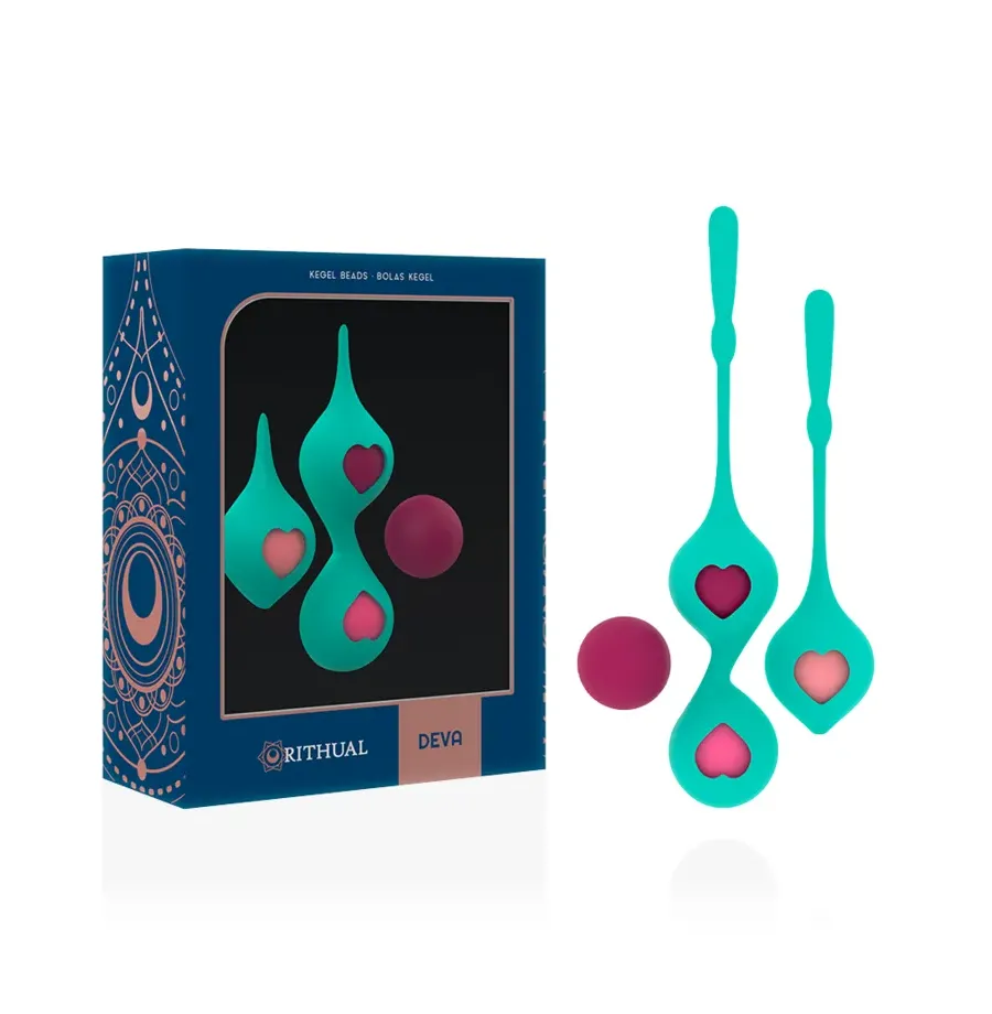 RITHUAL - ENSEMBLE DENTRAÎNEMENT PELVIEN DEVA AQUA GREEN