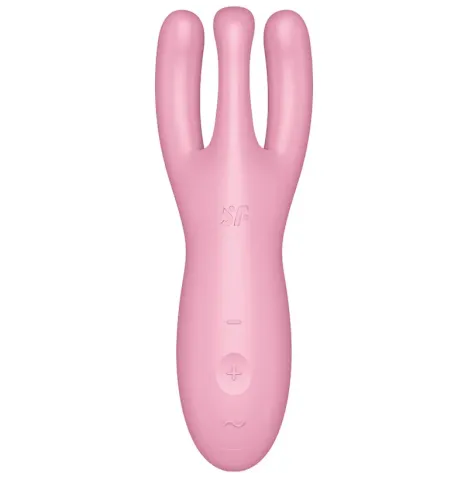 SATISFYER - THREESOME 4 VIBRADOR APP ROSA