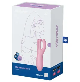 SATISFYER - APP THREESOME 4 VIBRATORE ROSA