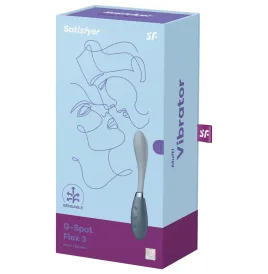 SATISFYER - MULTI VIBRATORE G-SPOT FLEX 3 GRIGIO