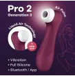 SATISFYER - PRO 2 GENERACIÓN 3 GRANATE BLUETOOTH and APP SATISFYER - PRO 2 GENERACIÓN 3 GRANATE BLUETOOTH and APP