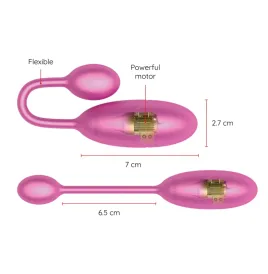 ONINDER - DENVER VIBRATING EGG PINK 7 X 2.7 CM FREE APP