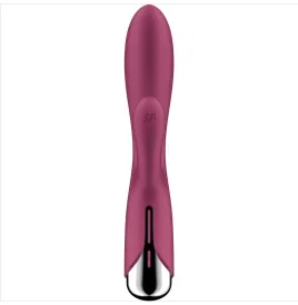 SATISFYER - SPINNING RABBIT 1 CLITORIS ET STIMULATION DU POINT G ROUGE