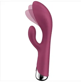 SATISFYER - SPINNING RABBIT 1 ESTIMULACION CLITORIS Y PUNTO G ROJO