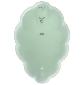 SATISFYER - CLOUD DANCER GREEN AIR PULSE VIBRATOR