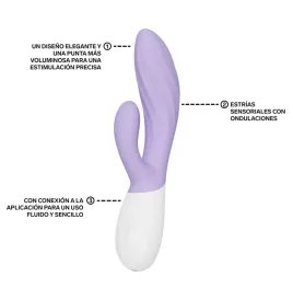 LELO - INA TWIST VIBRADOR RABBIT PUNTO G Y CLÍTORIS LAVANDA