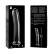 NEBULA SERIES BY IBIZA - MODÈLE 8 GODE EN VERRE BOROSILICATE CLAIR 14.5 CM -O- 2 CM NEBULA SERIES BY IBIZA - MODÈLE 8 GODE EN VERRE BOROSILICATE CLAIR 14.5 CM -O- 2 CM