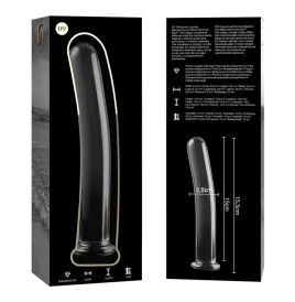 NEBULA SERIES BY IBIZA - MODELL 9 DILDO BOROSILIKATGLAS KLAR 15.5 CM -O- 2.5 CM