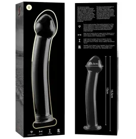 NEBULA SERIES BY IBIZA - MODELO 11 DILDO CRISTAL TRANSPARENTE 16 CM -O- 3 CM