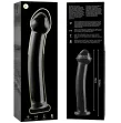 NEBULA SERIES BY IBIZA - MODEL 11 DILDO BOROSILICATE GLASS CLEAR 16 CM -O- 3 CM NEBULA SERIES BY IBIZA - MODEL 11 DILDO BOROSILICATE GLASS CLEAR 16 CM -O- 3 CM