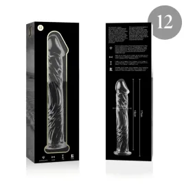 NEBULA SERIES BY IBIZA - MODELL 12 DILDO BOROSILIKATGLAS KLAR 17 CM -O- 3.5 CM