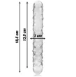 NEBULA SERIES BY IBIZA - MODÈLE 15 GODE EN VERRE BOROSILICATE CLAIR 18.5 CM -O- 3 CM NEBULA SERIES BY IBIZA - MODÈLE 15 GODE EN VERRE BOROSILICATE CLAIR 18.5 CM -O- 3 CM